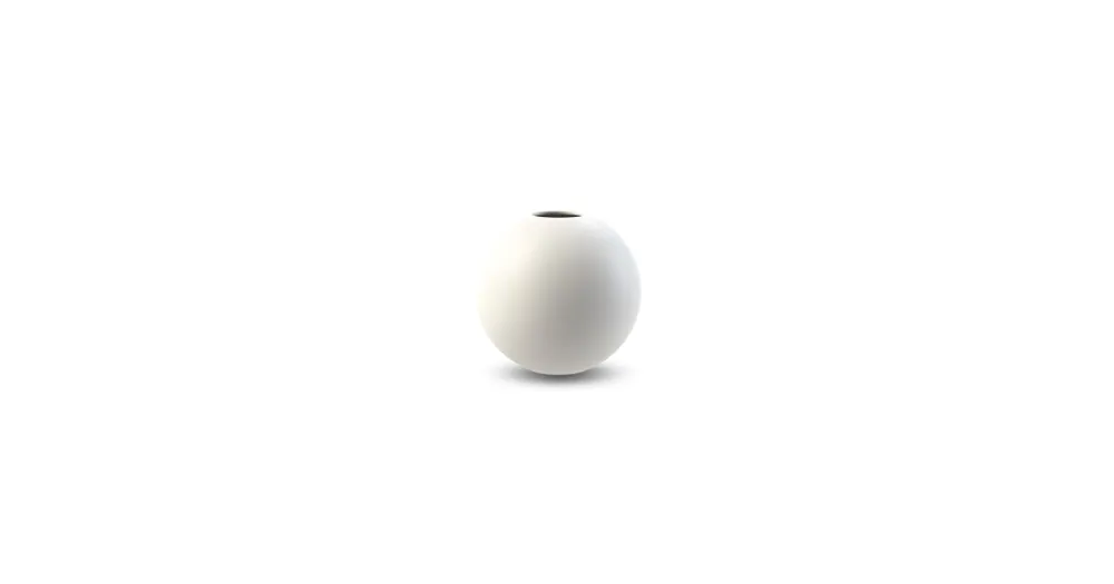 Kulatá váza Ball White 8 cm Finální Výprodej