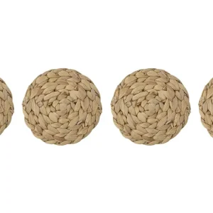 Kulaté podtácky Sammi Water Hyacinth - set 4 ks Oblíbený