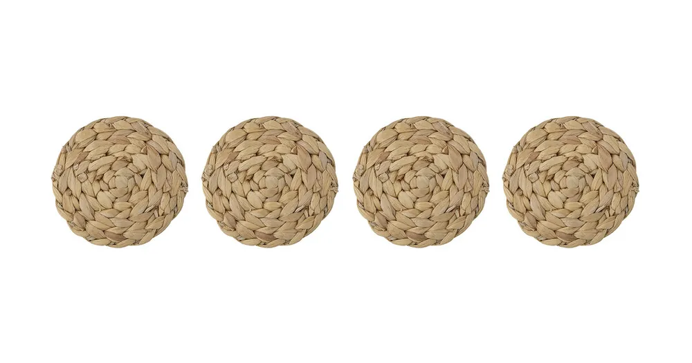 Kulaté podtácky Sammi Water Hyacinth - set 4 ks Oblíbený
