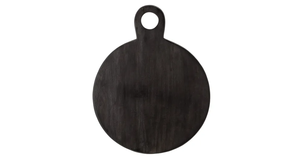 Top Prodej Okrúhla servírovacia doštička Black Acacia 46 cm