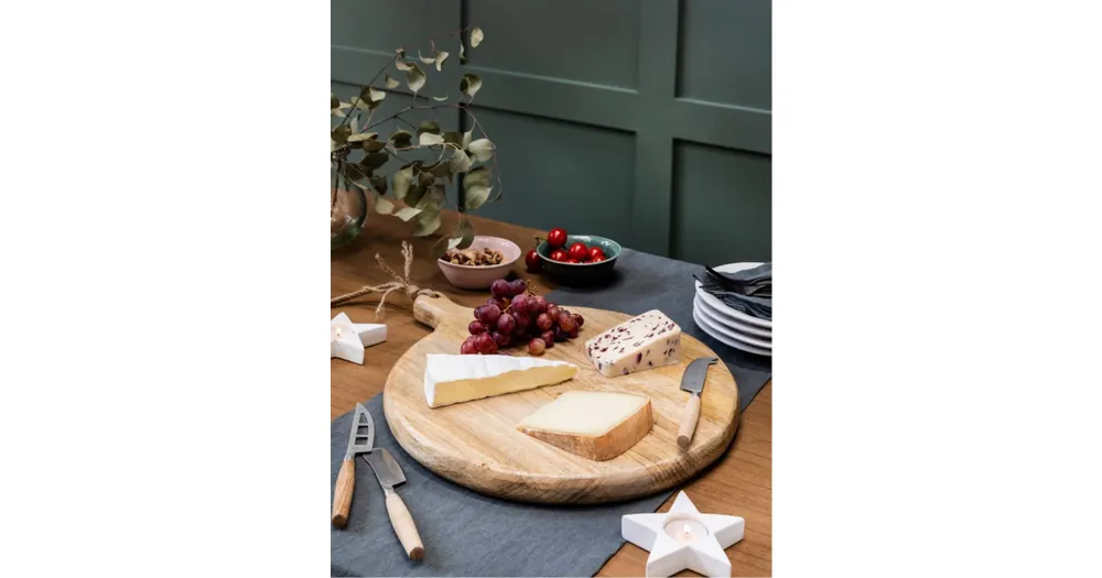 Ověřený Okrúhla servírovacia doska Midford Natural 40 cm