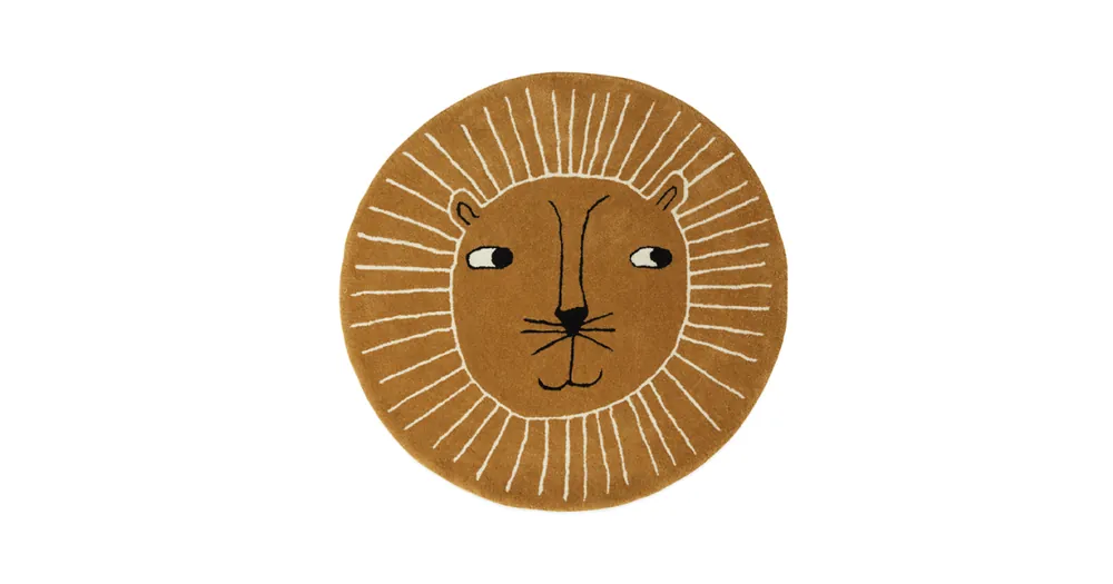 Nová Kolekce Kulatý koberec Lion