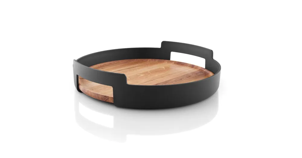 Kulatý servírovací podnos Nordic kitchen 35 cm Nová Kolekce