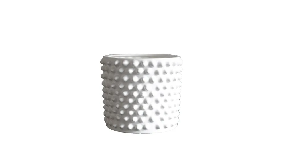 Expresní Doručení Kvetináč Cloudy White Medium 25 cm