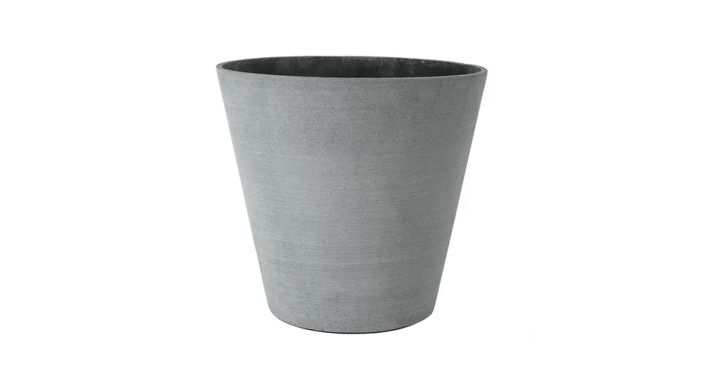 Kvetináč Coluna tmavosivý 34 cm Vrácení Zdarma
