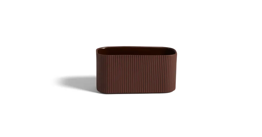 Květináč Facade Herb Dark Terracotta 22x11 cm Speciální Cena