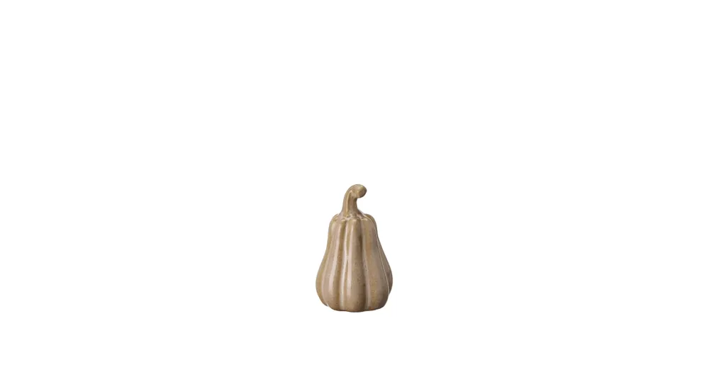 Cenový Hit Porcelánová dekorácia tekvice Judy Beige 5x7 cm