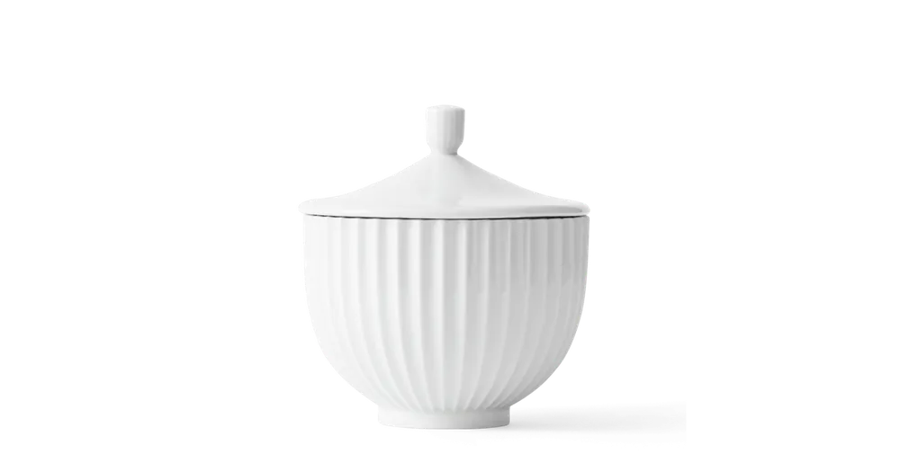 Sezónní Sleva Porcelánová dóza Lyngby Bonbonniere 14 cm