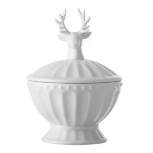 Porcelánová dóza s hlavou jelena Značkový