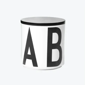 Akční Cena Porcelánová dóza s víčkem Letters Multi