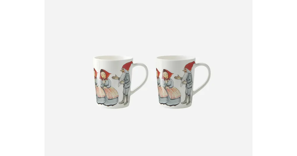 Porcelánové hrnečky Elf Family - set 2 ks Finální Výprodej