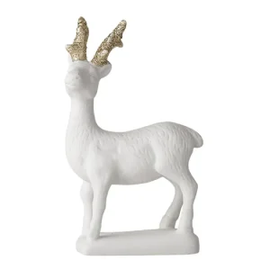 Porcelánový dekoračný jeleň stojaci Pouze Dnes