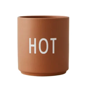 Bezpečná Platba Porcelánový hrnček HOT hnedý