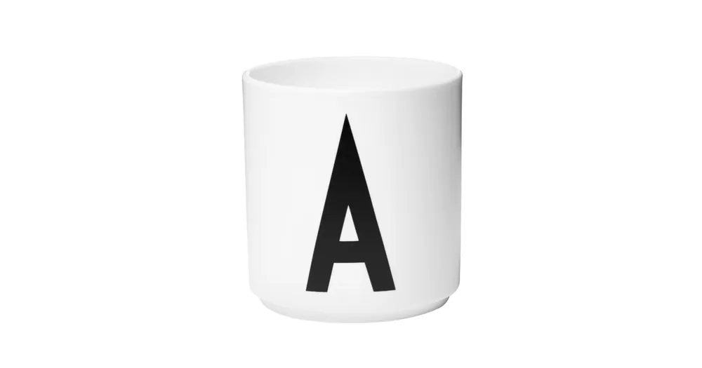 Porcelánový hrnček Letter A Nová Kolekce