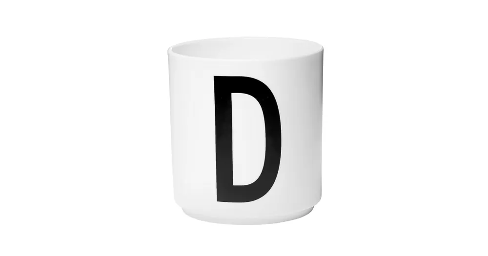Porcelánový hrnček Letter D Nová Kolekce