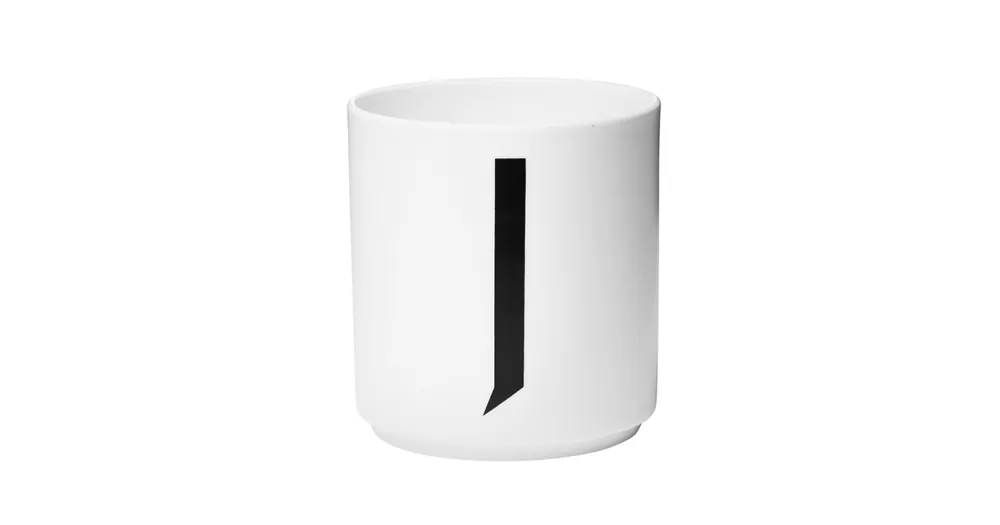 Rychlé Dodání Porcelánový hrnek Letter J