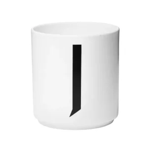 Autentický Porcelánový hrnček Letter J
