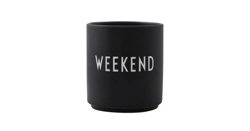 Tovární Cena Porcelánový hrnek WEEKEND černý