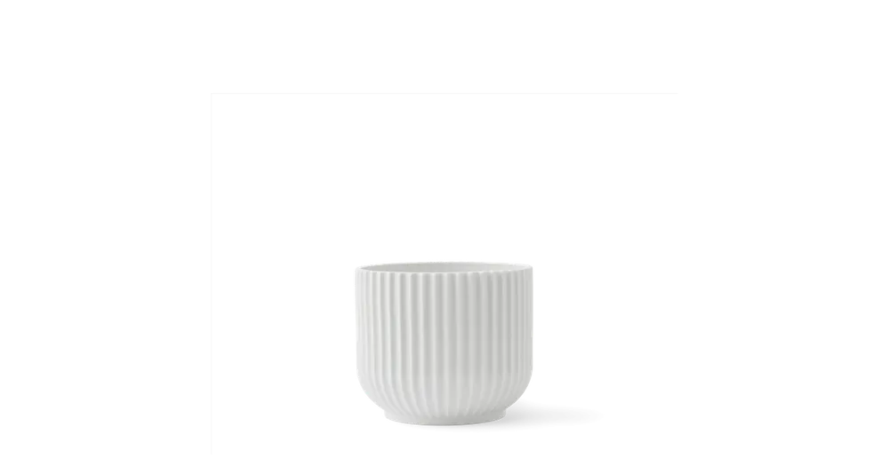 Vrácení Zdarma Porcelánový květináč Lyngby bílý - 13 cm