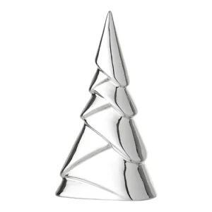 Cenově Výhodný Porcelánový stromček strieborný 12 cm