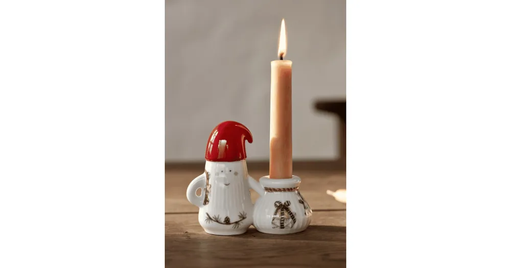 Zlevněný Porcelánový svietnik Father Elf Hammershoi Christmas