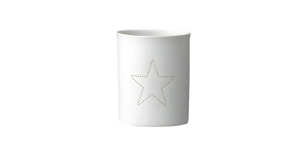 Porcelánový svícen na čajovou svíčku Star Jen Po Omezenou Doba