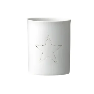 Nejprodávanější Porcelánový svietnik na čajovú sviečku Star