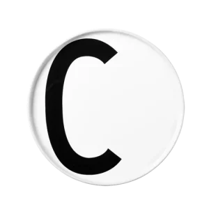 Akční Nabídka Porcelánový talíř Letter C
