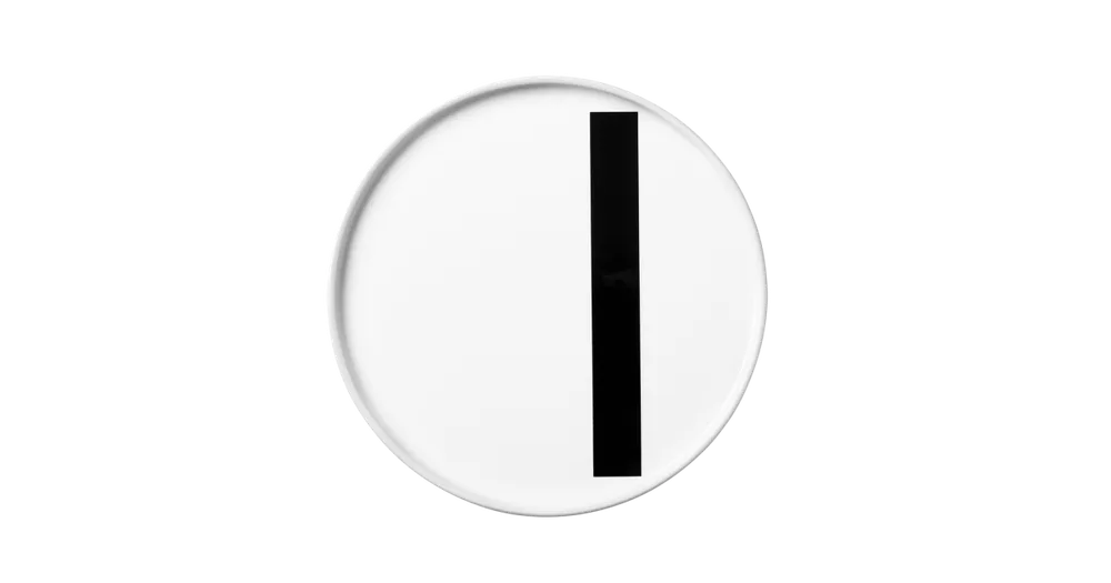 Zlevněný Porcelánový talíř Letter I