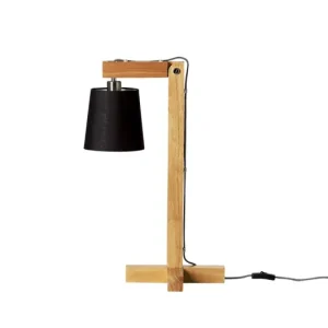 Stolová lampa Black Wooden Dokud Zásoby Vydrží