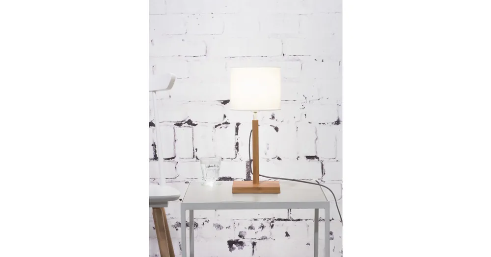 Značkový Stolová lampa Fuji biela