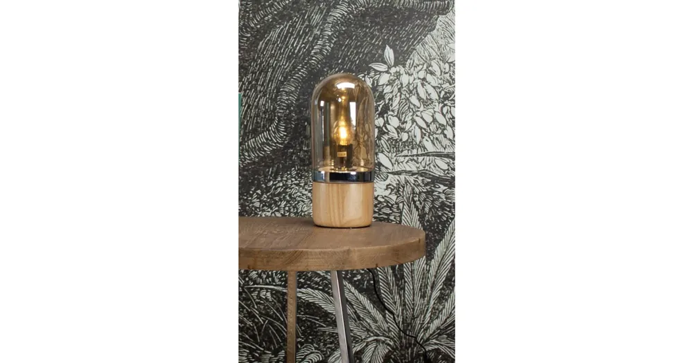 Stylová stolní lampa Wooden Ihned K Objednání