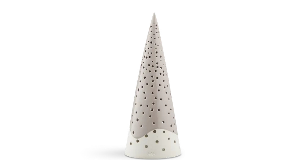 Super Cena Svícen Nobili Tree Warm Grey 30 cm