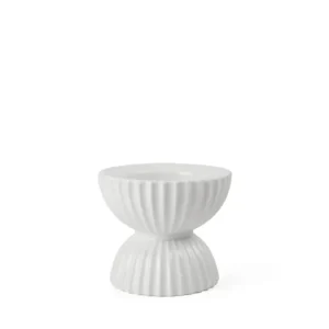 Aktuální Svícen Tura Block Candle holder White 11,5 cm