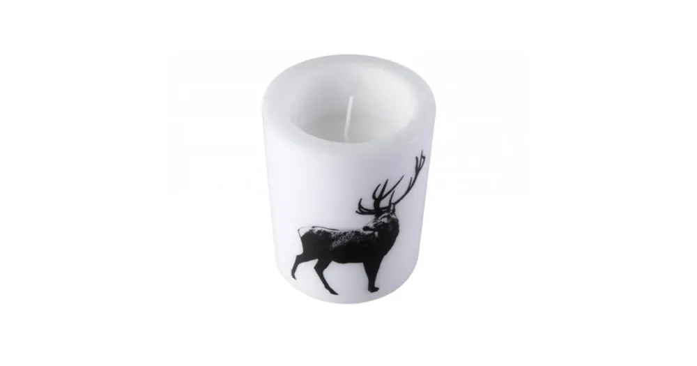 Svíčka Nordic Deer, 12 cm Akce