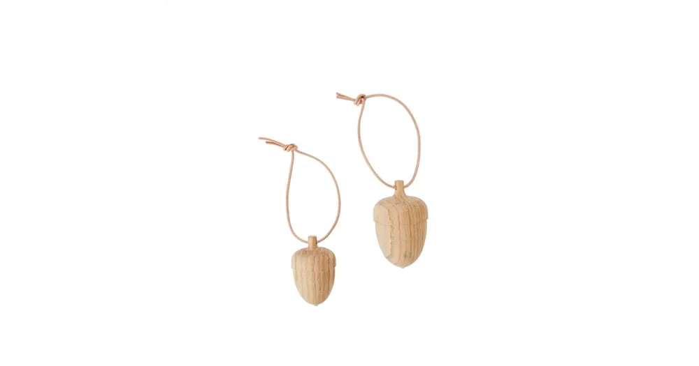 Cenově Výhodný Závěsná dekorace Acorn Nature - set 2 ks