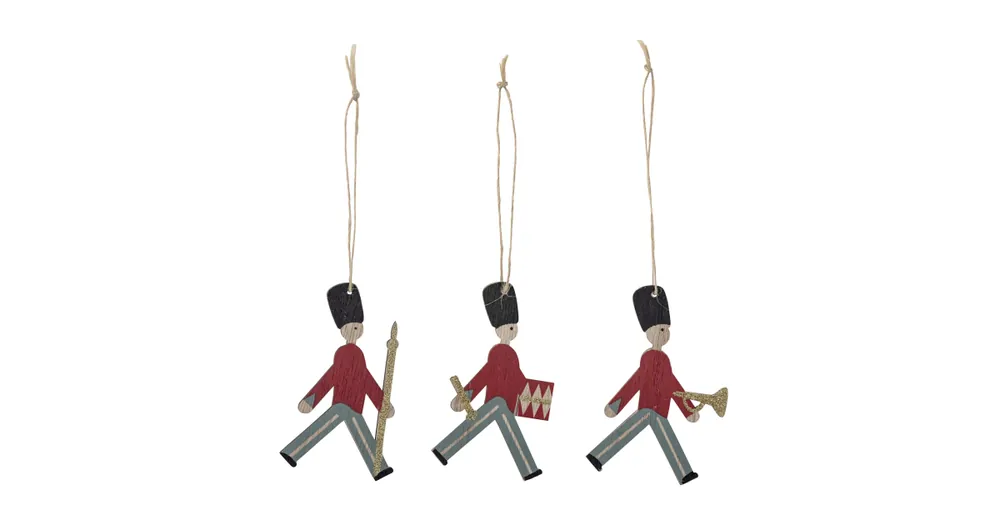 Autentický Závesná dekorácia Guards Plywood - set 3 ks