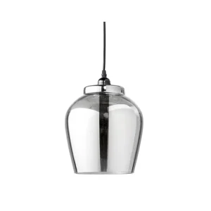 Závěsná lampa se zrcadlovým efektem šedá Novinka