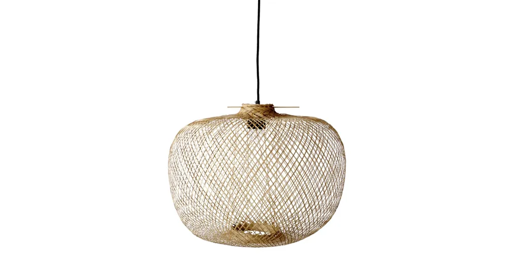 Závesné bambusové svietidlo Bamboo Ball Akční Nabídka