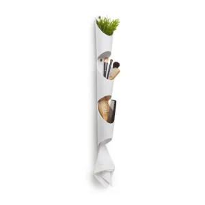 Sleva Závěsné květináče Floralink bílé – set 3 ks