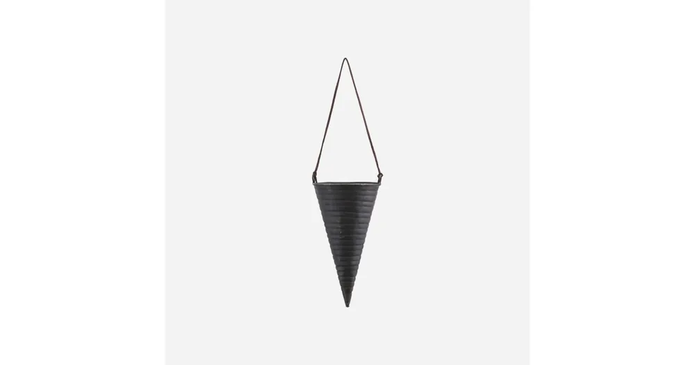 Sleva Závesný dekoratívny kužeľ Inaya Black 18 cm