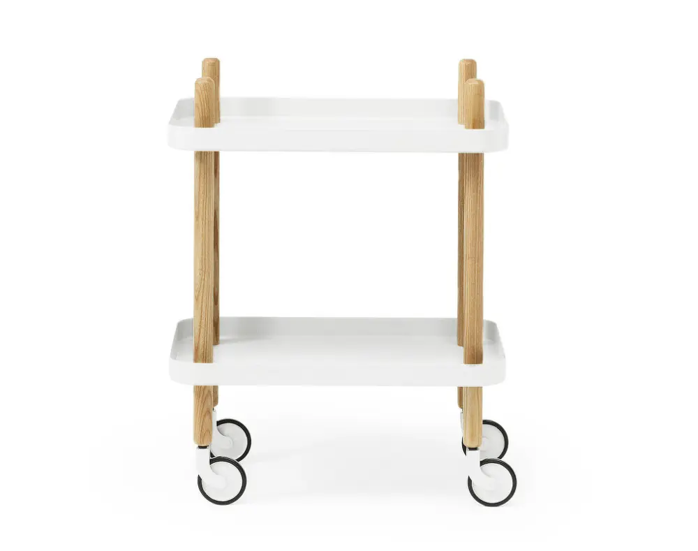 Servírovací stolek Block Table, white Ověřený