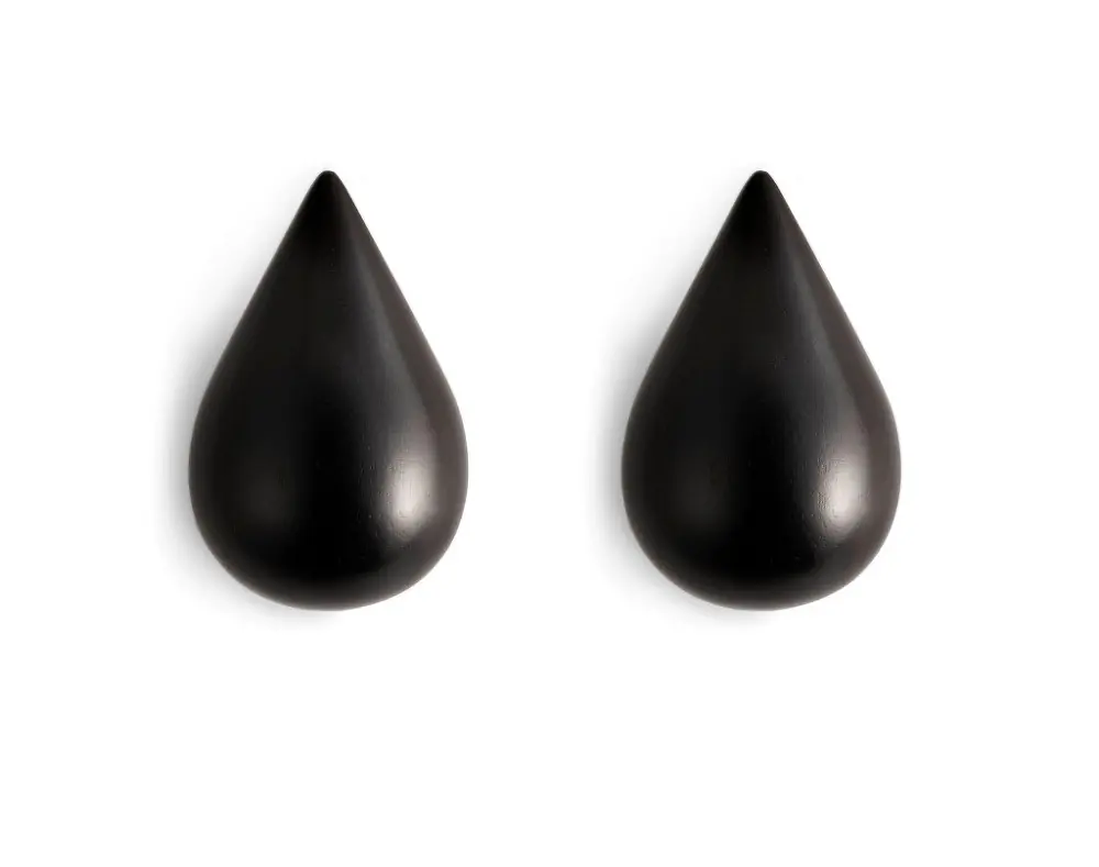 Věšáky Dropit Small, black Nejprodávanější