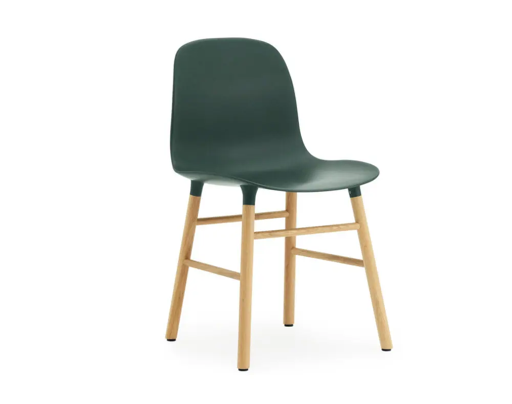 Židle Form Oak, green Omezená Nabídka