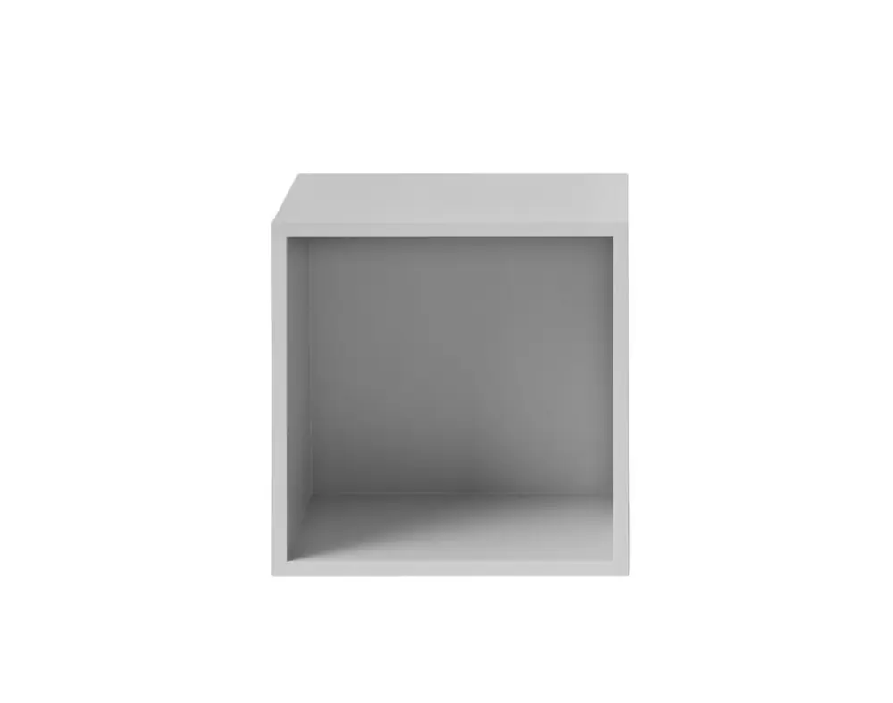 Originální Policový díl Stacked (w. back) medium, light grey