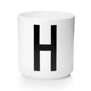 Aktuální Hrnek s písmenem H, white