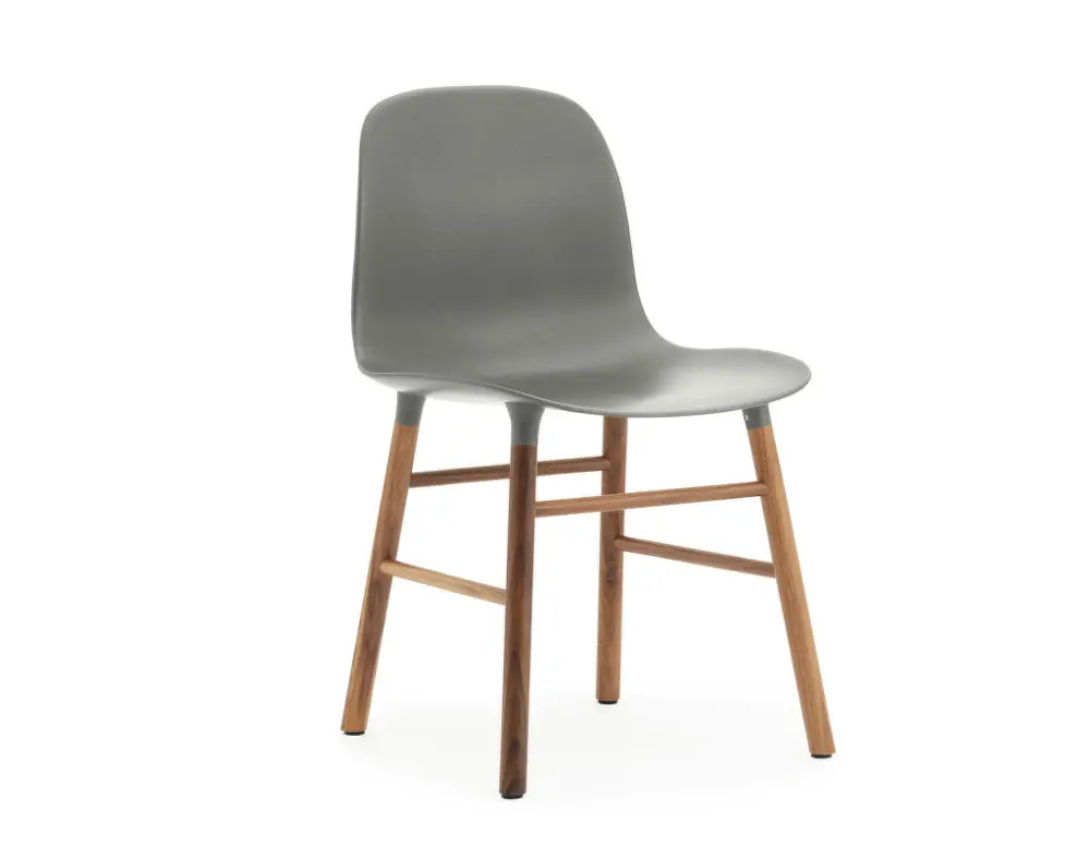 Židle Form Walnut, grey Novinka