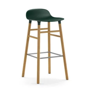 Barová židle Form 75 cm Oak, green Must-Have