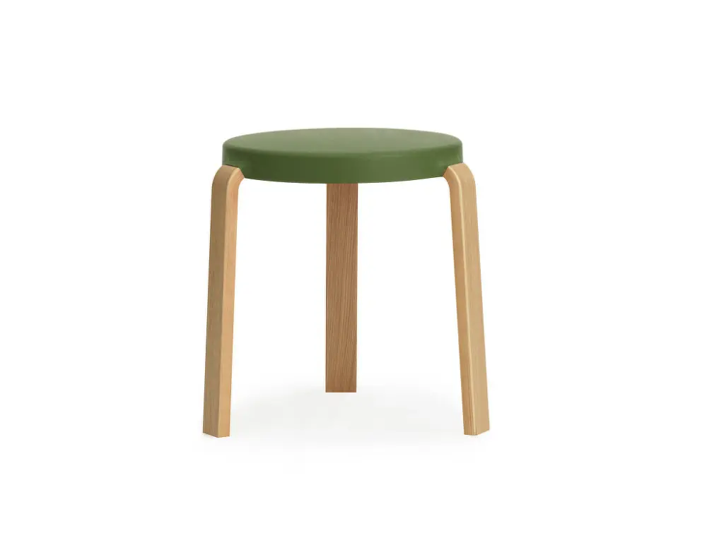 Super Cena Stolička Tap Stool, oak / olive