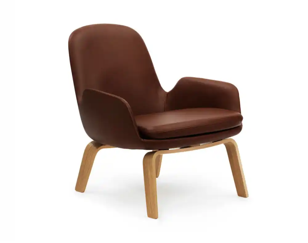 Křeslo Era Lounge Low Oak, Ultra Leather Akční Nabídka